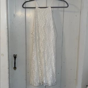 White lace dress!